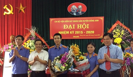 Viện kiểm sát nhân dân huyện Đông Anh tổ chức thành công Đại hội Chi bộ...